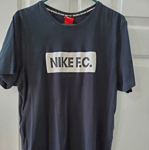 Vintage 1994 Nike F.C. Black Shirt Size XL